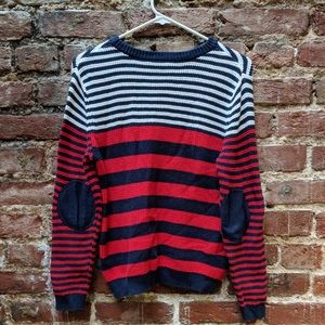 Hanna Anderson elbow patch sweater